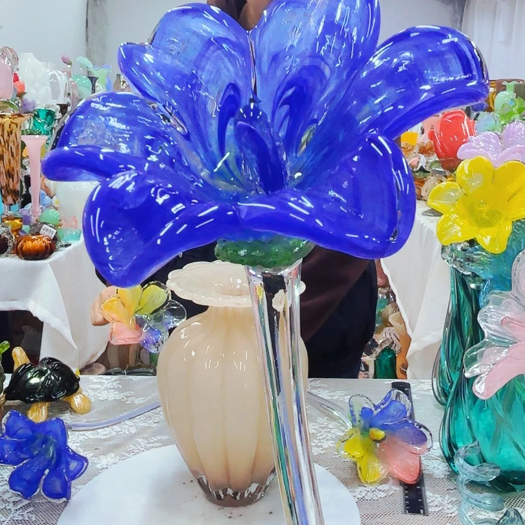 卡***垚福利不退不换琉璃花瓶花器艺术品