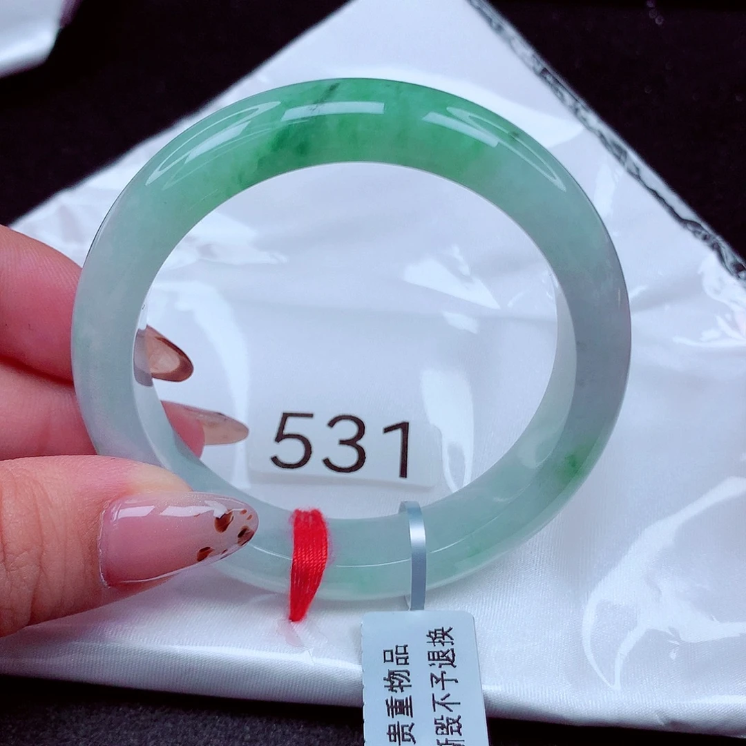 翡翠未镶嵌手镯天然缅甸翡翠A货玉手镯