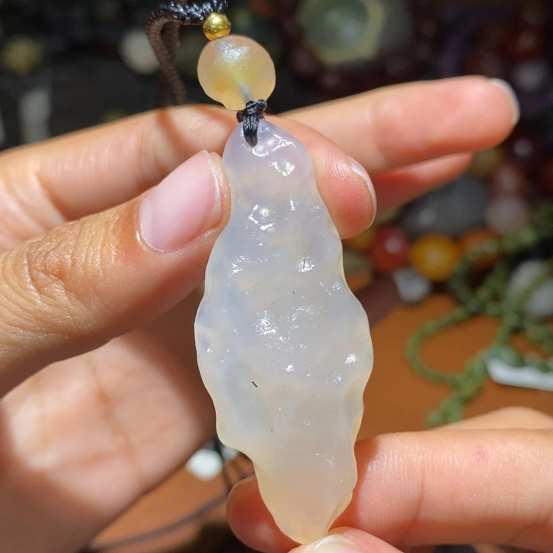 未镶嵌玛瑙/玉髓珠宝半成品