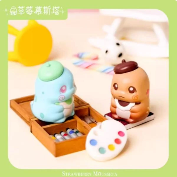 【太乙潮玩/未成年禁止下单】 涂鸦王国草莓慕斯萌粒公仔看后四