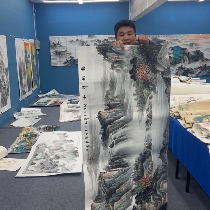 国画宣纸纯手绘字画