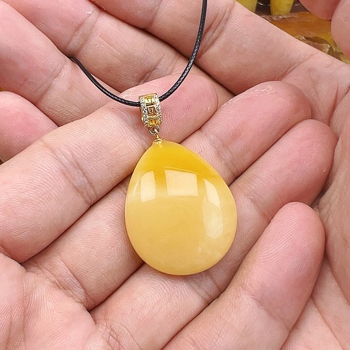 蜜蜡未镶嵌珠宝奇石蜜蜡吊坠