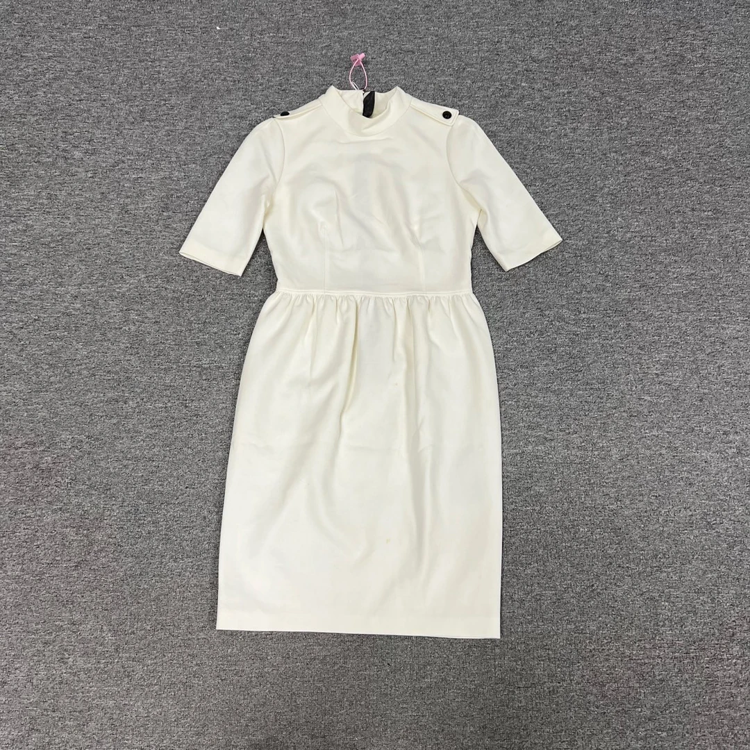 99新 BURBERRY/博柏利 Burberry 白色连衣裙 uk6