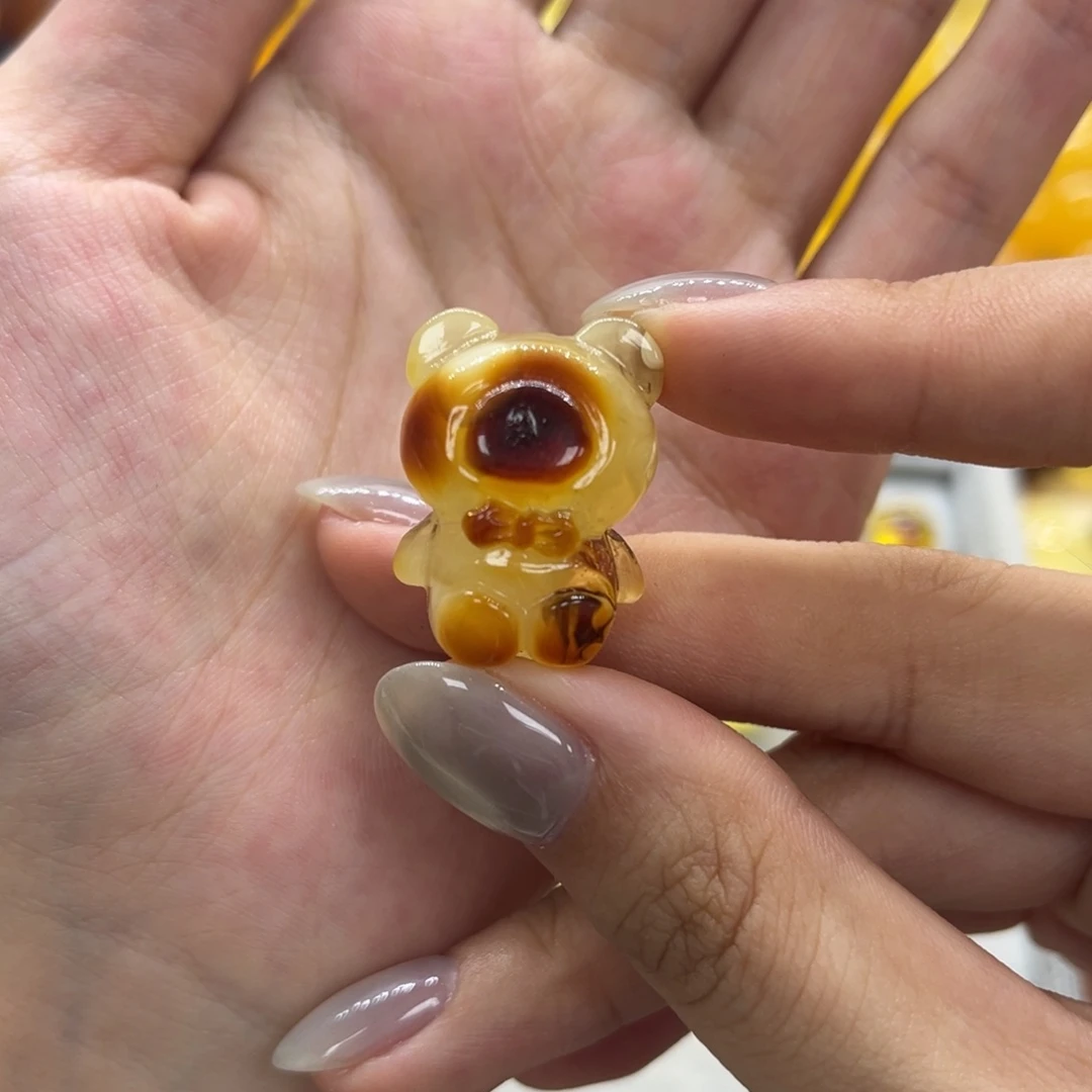 琥珀颈饰未镶嵌天然琥珀