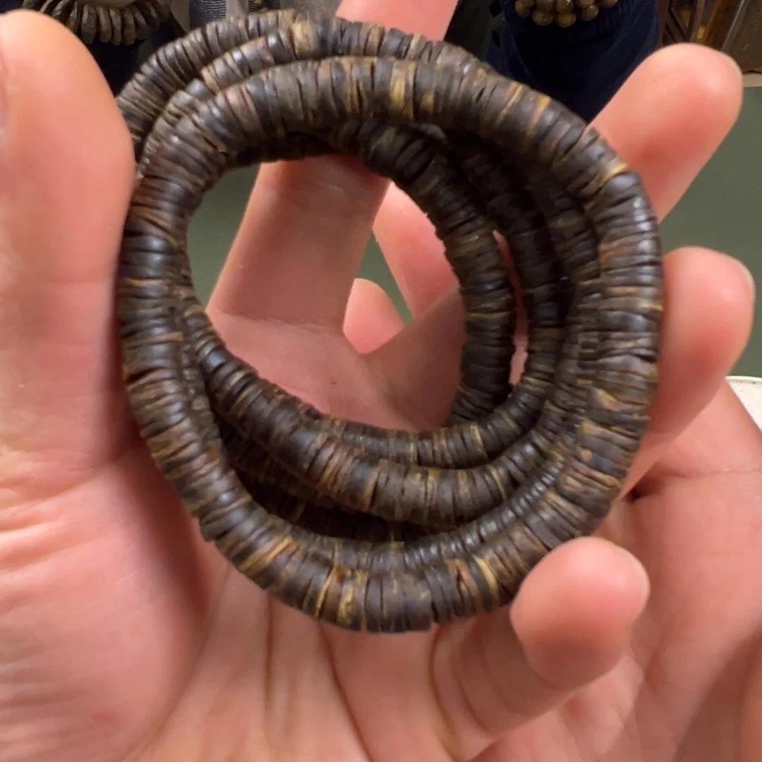 沉香手串乌身沉水片珠单圈多样性发一条06/6g➕