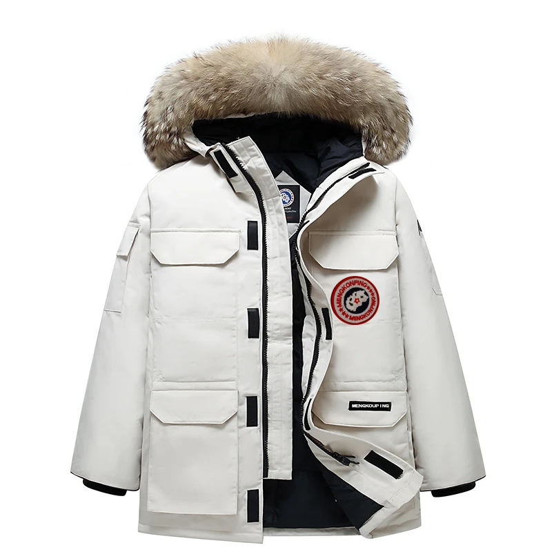 【六哥专属】外贸出口冬季加厚鹅绒爆款羽绒服户外极寒工装加厚外套