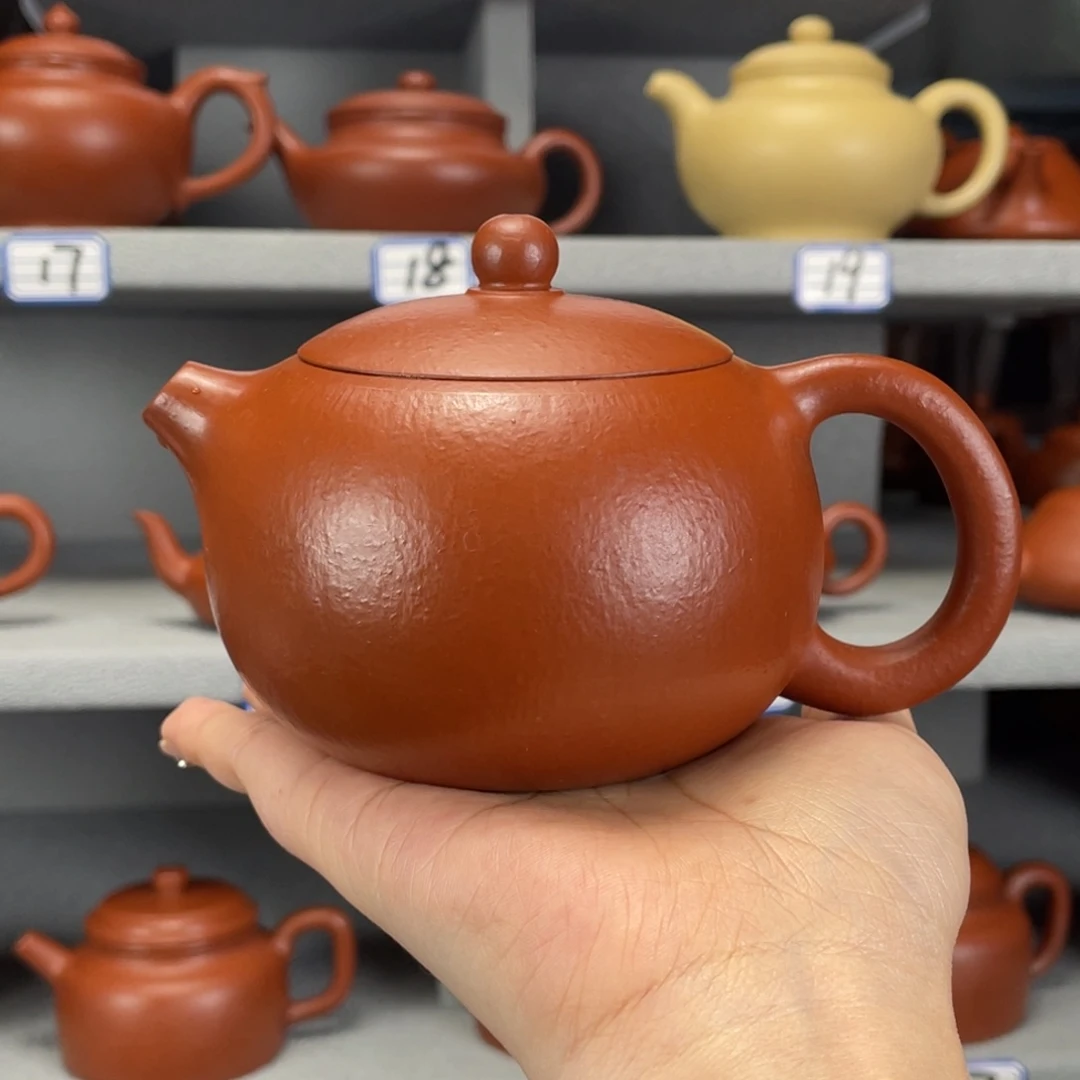 茶壶紫砂嘎*小煤窑朱泥全手300毫升