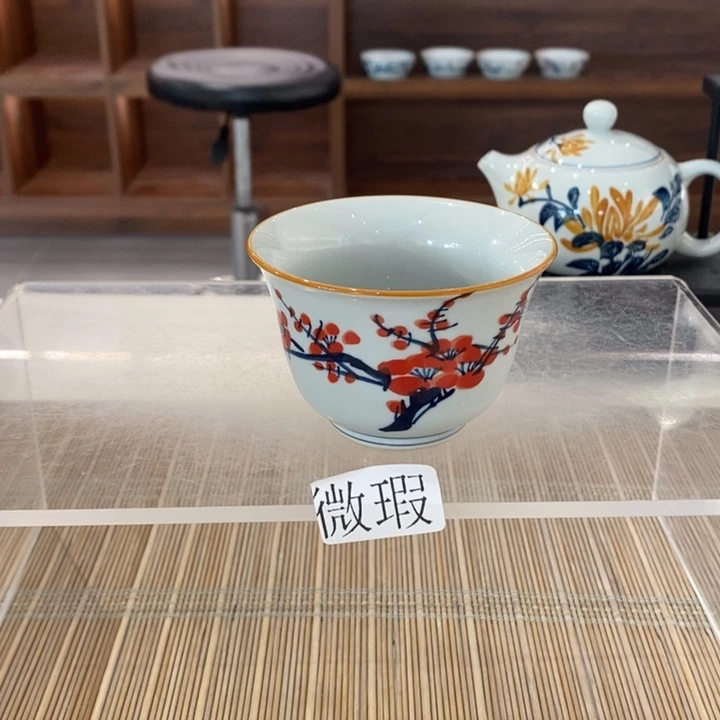 釉下老陶泥手工绘制