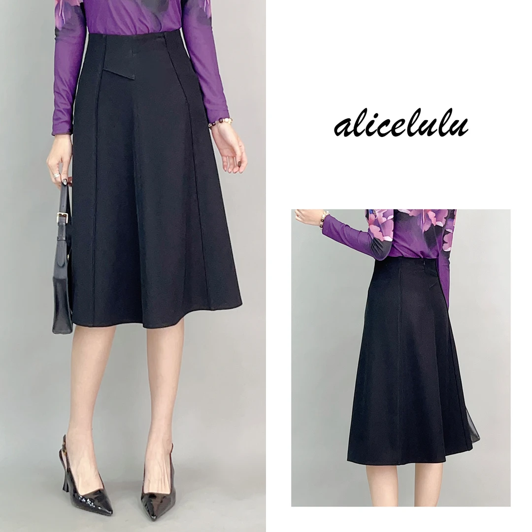 1 ALICE 赫本之约半身裙 优雅伞裙 时髦百搭 S622087W