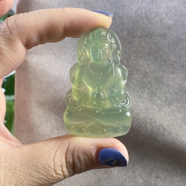 未镶嵌岫玉挂件吊坠