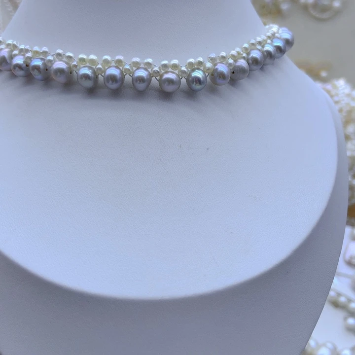 淡水珍珠颈饰未镶嵌小**w