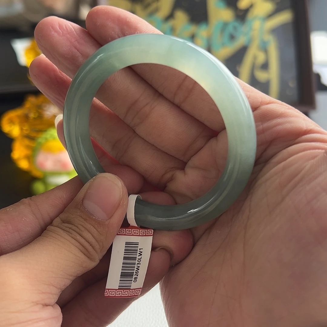 翡翠未镶嵌手镯31号 51.4