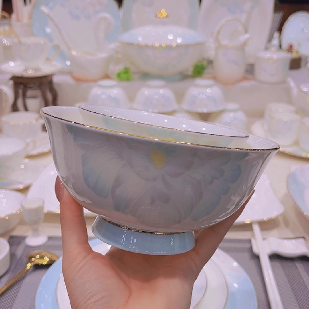 瓷米饭碗+面碗各2个