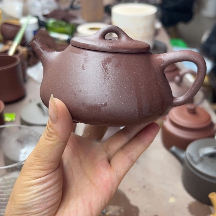茶壶紫砂紫泥半手270