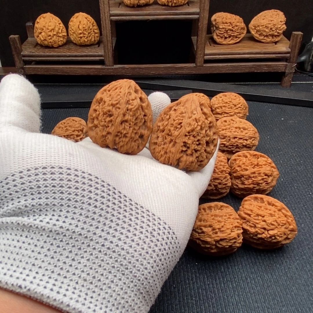 吊坠文玩核桃全品45高炮南疆石