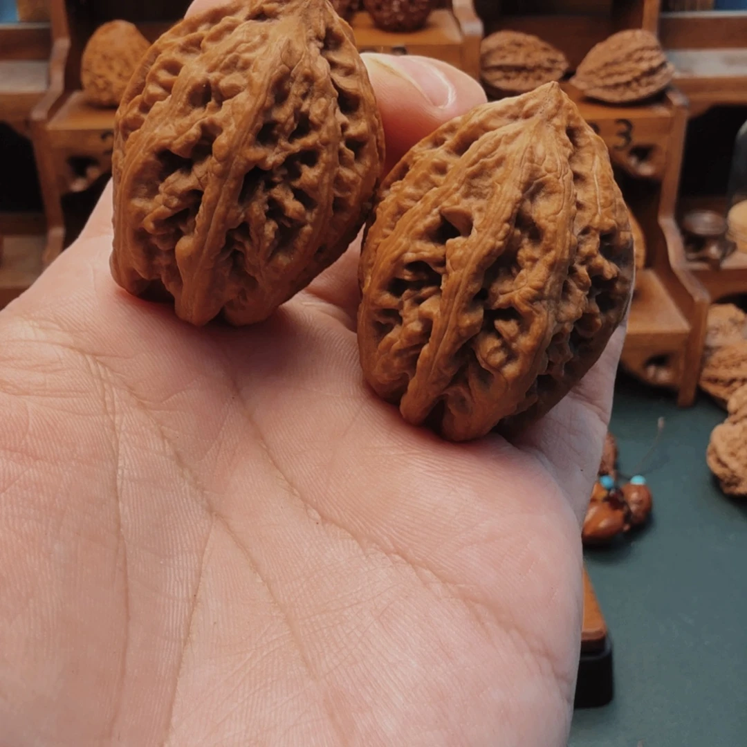 文玩核桃吊坠xlp精对子