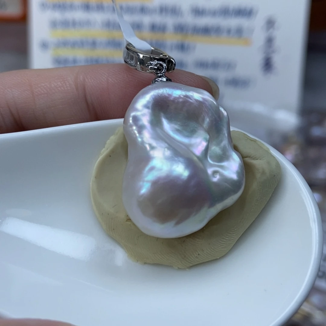 淡水珍珠吊坠(不含链)合金福利080