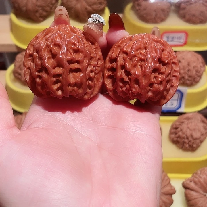 把件文玩核桃苹果园41练手