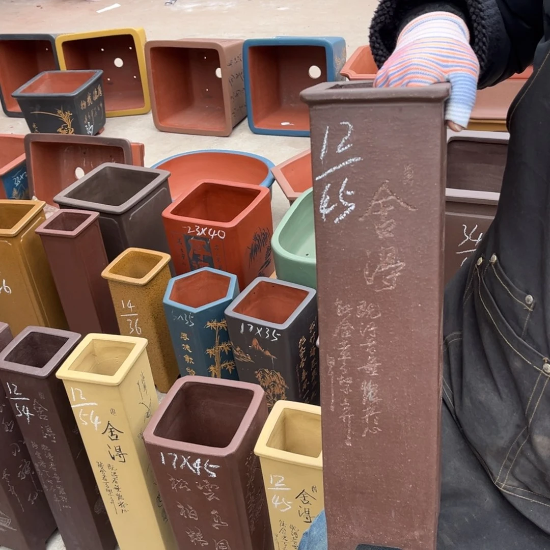 紫砂花盆盆景艺术