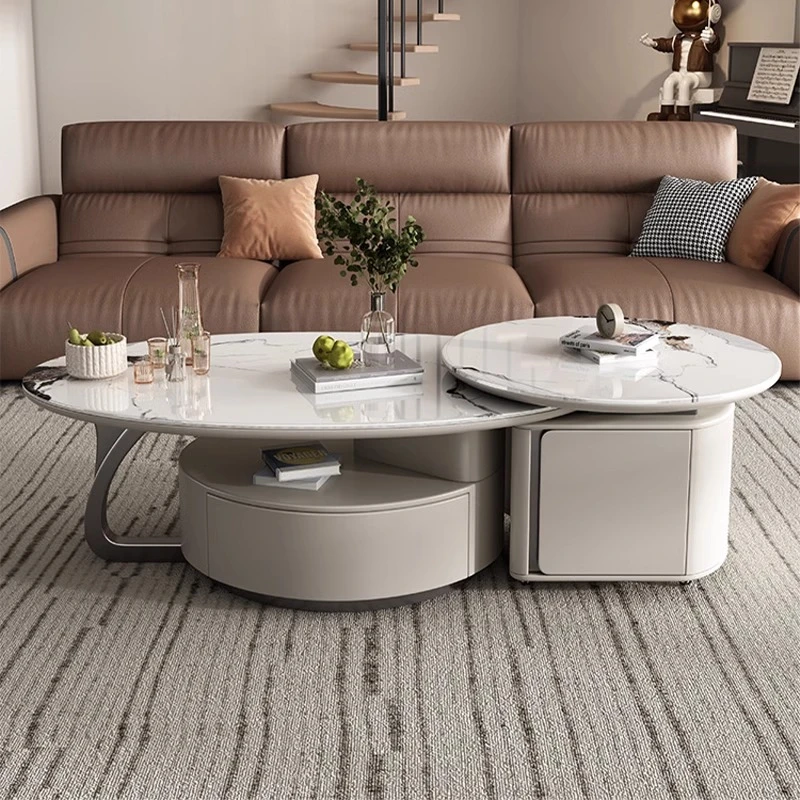 岩板客厅功夫茶几茶台泡茶一体式沙发家用小户型组合多功能茶几桌