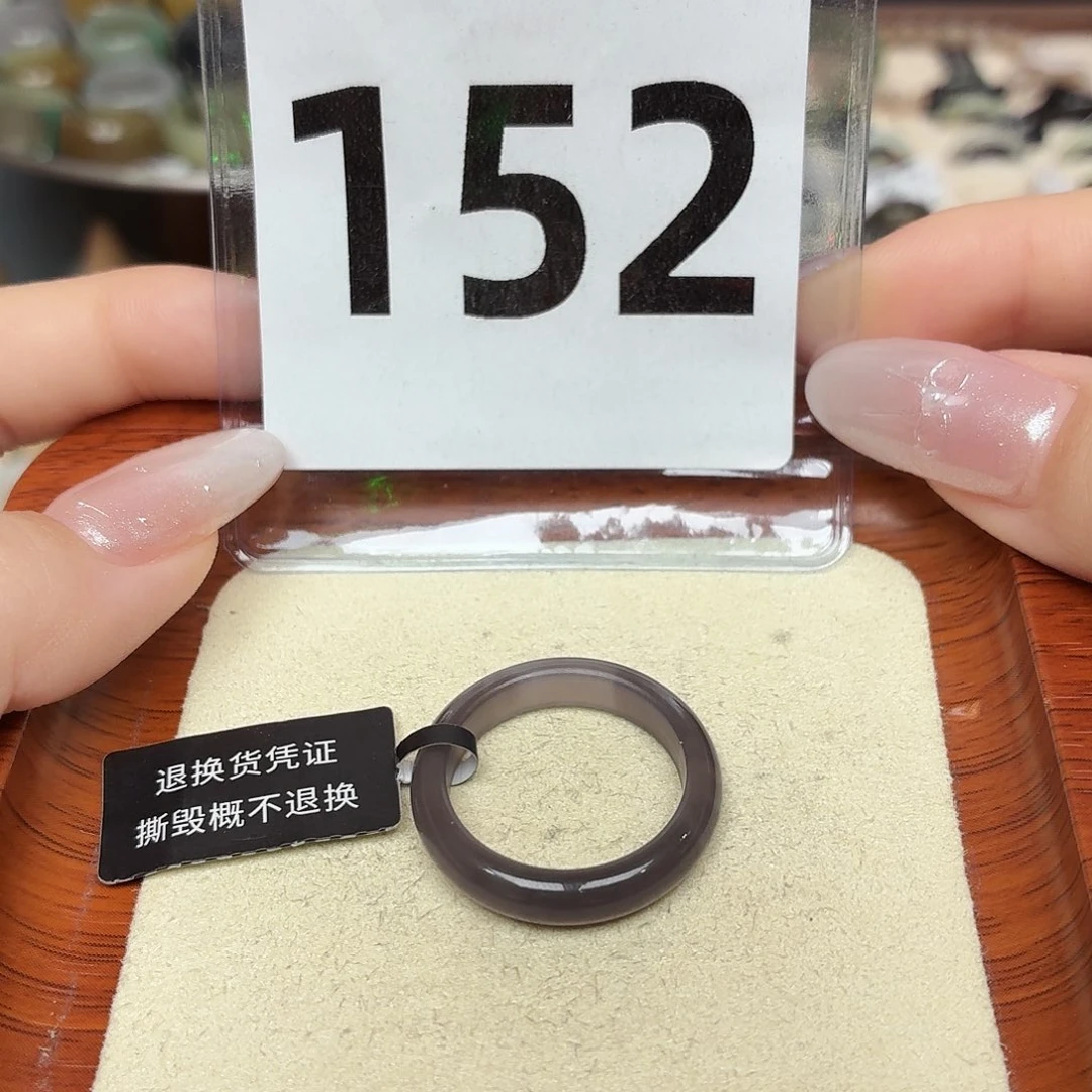 和田玉未镶嵌戒圈20号