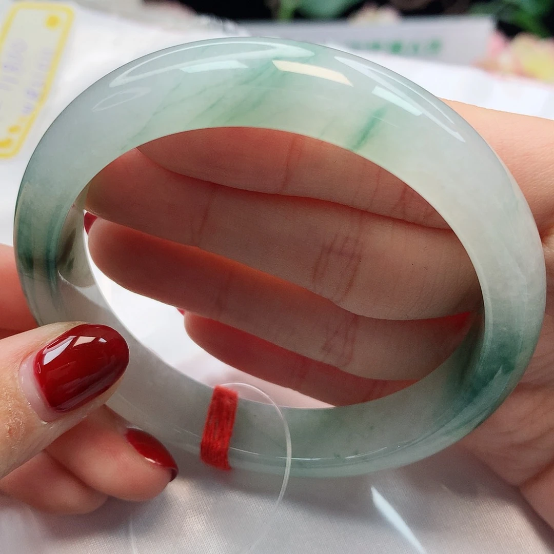 未镶嵌手镯翡翠天然缅甸a货翡翠65