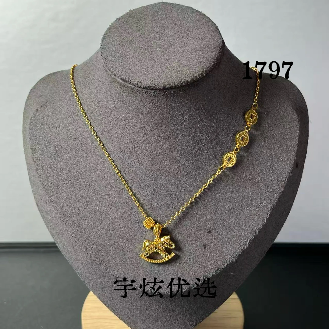 黄铜项链 时尚百搭项链锁骨链1797