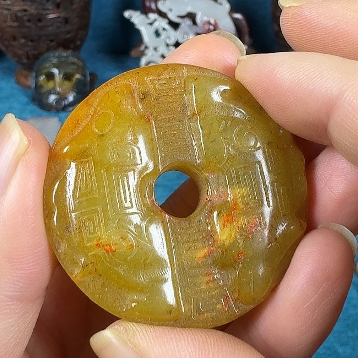 和田玉（糖玉）未镶嵌挂件