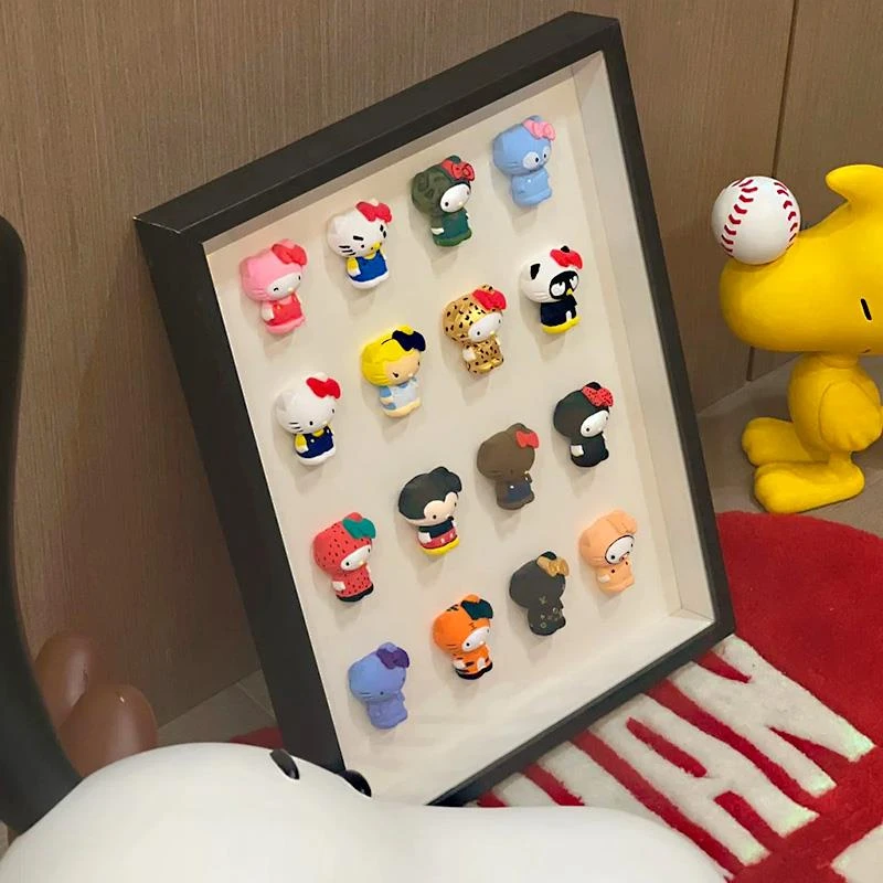 hellokitty石膏娃娃diy相框摆件桌面装饰520送女朋友闺蜜生日礼物