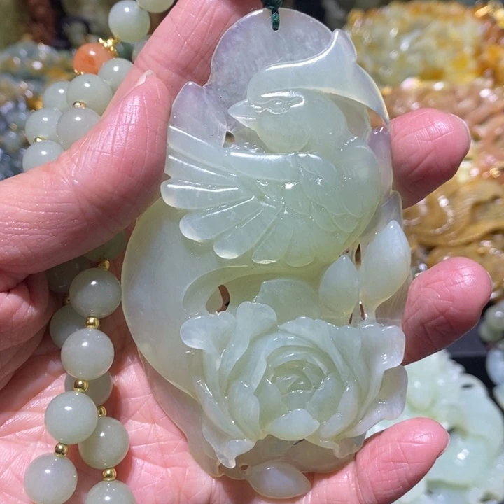 岫玉岫玉吊坠未镶嵌