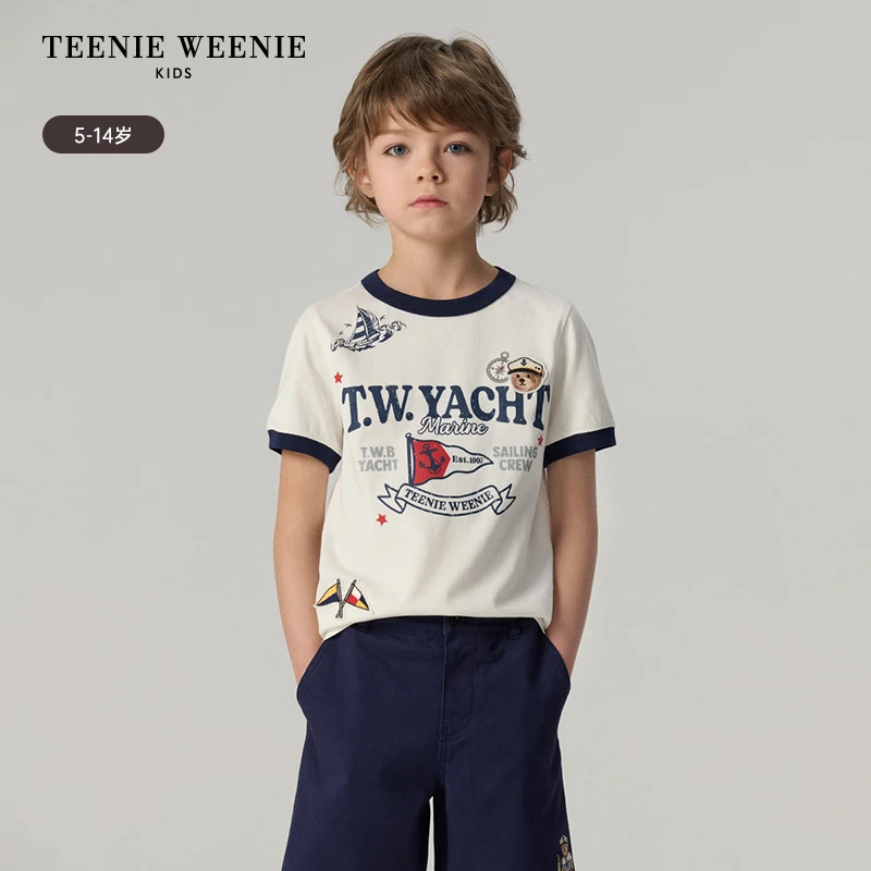 poloT恤童装短袖夏装圆领Kids潮款TeenieWeenie25夏TKRW256525N