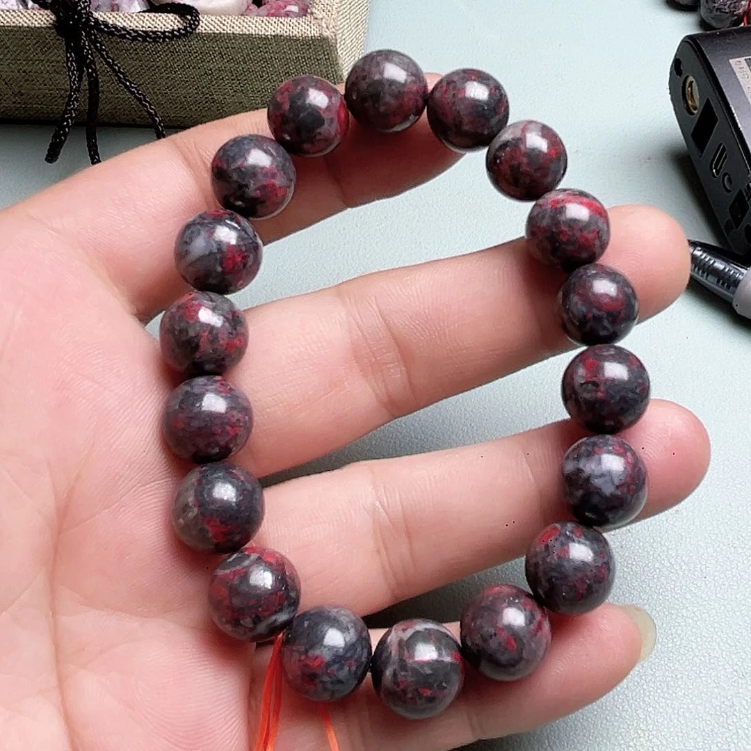 天然朱砂辰石吊坠