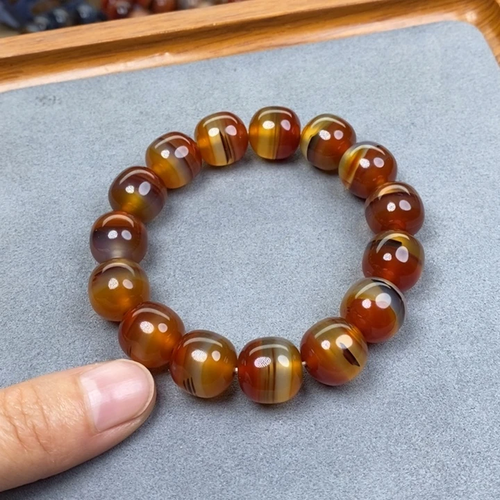 玛瑙/玉髓未镶嵌手链