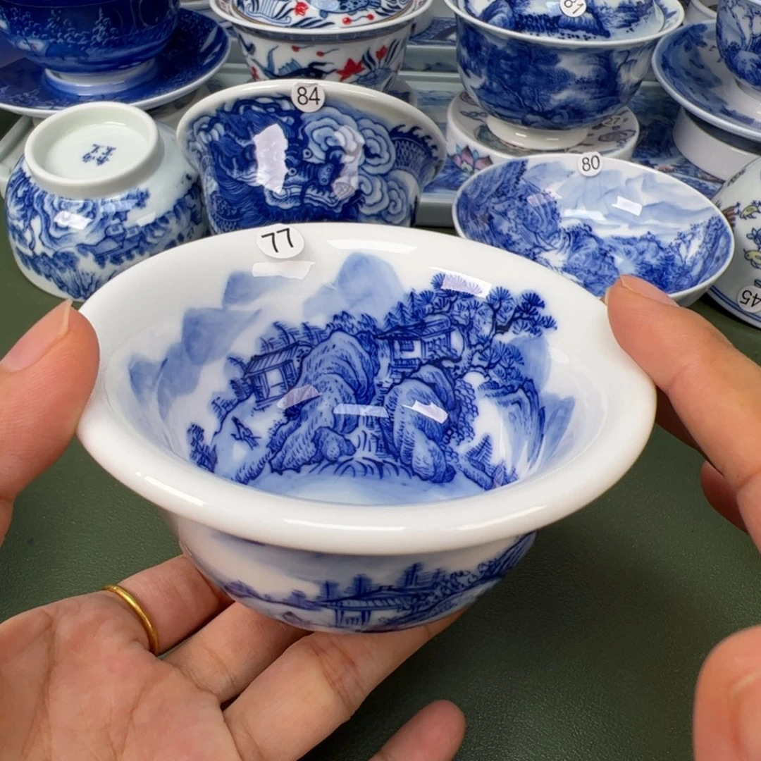木木景德镇纯手工纯手绘茶具57