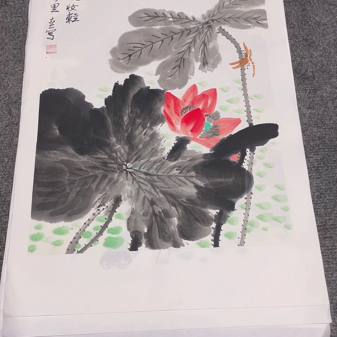 国画1.4平尺纯手绘国画作品