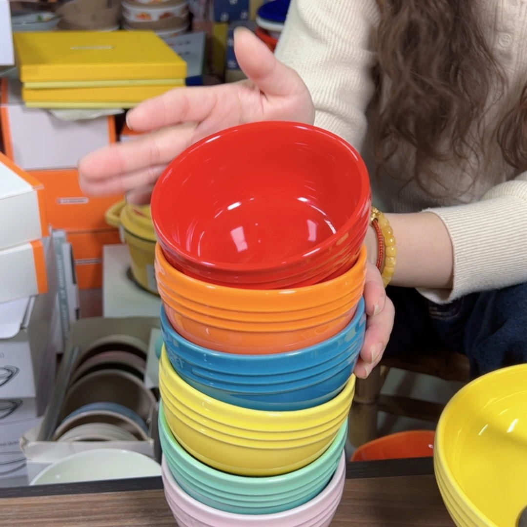 陶瓷轻虹米饭碗六个