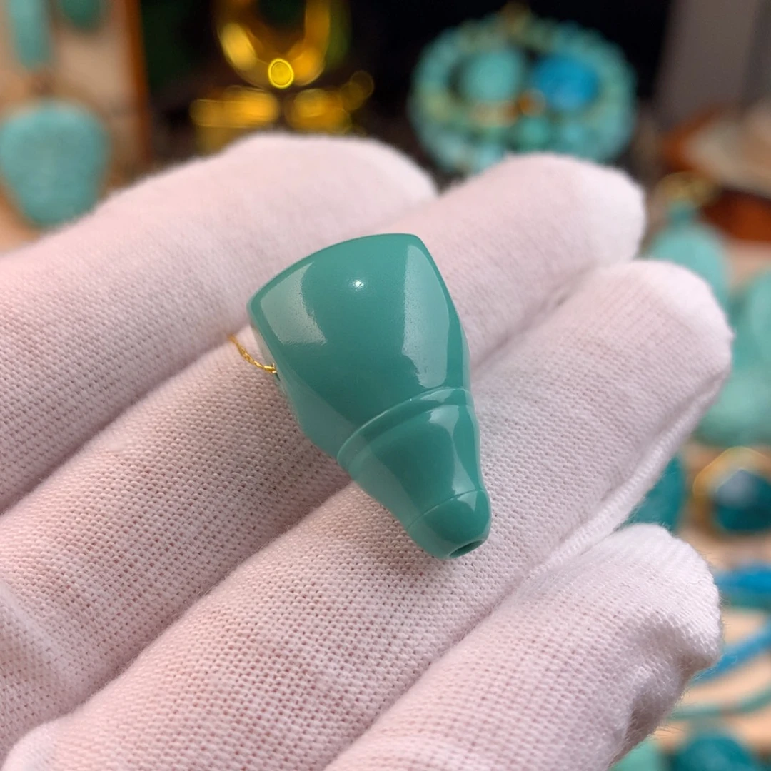 绿松石未镶嵌三通卡14