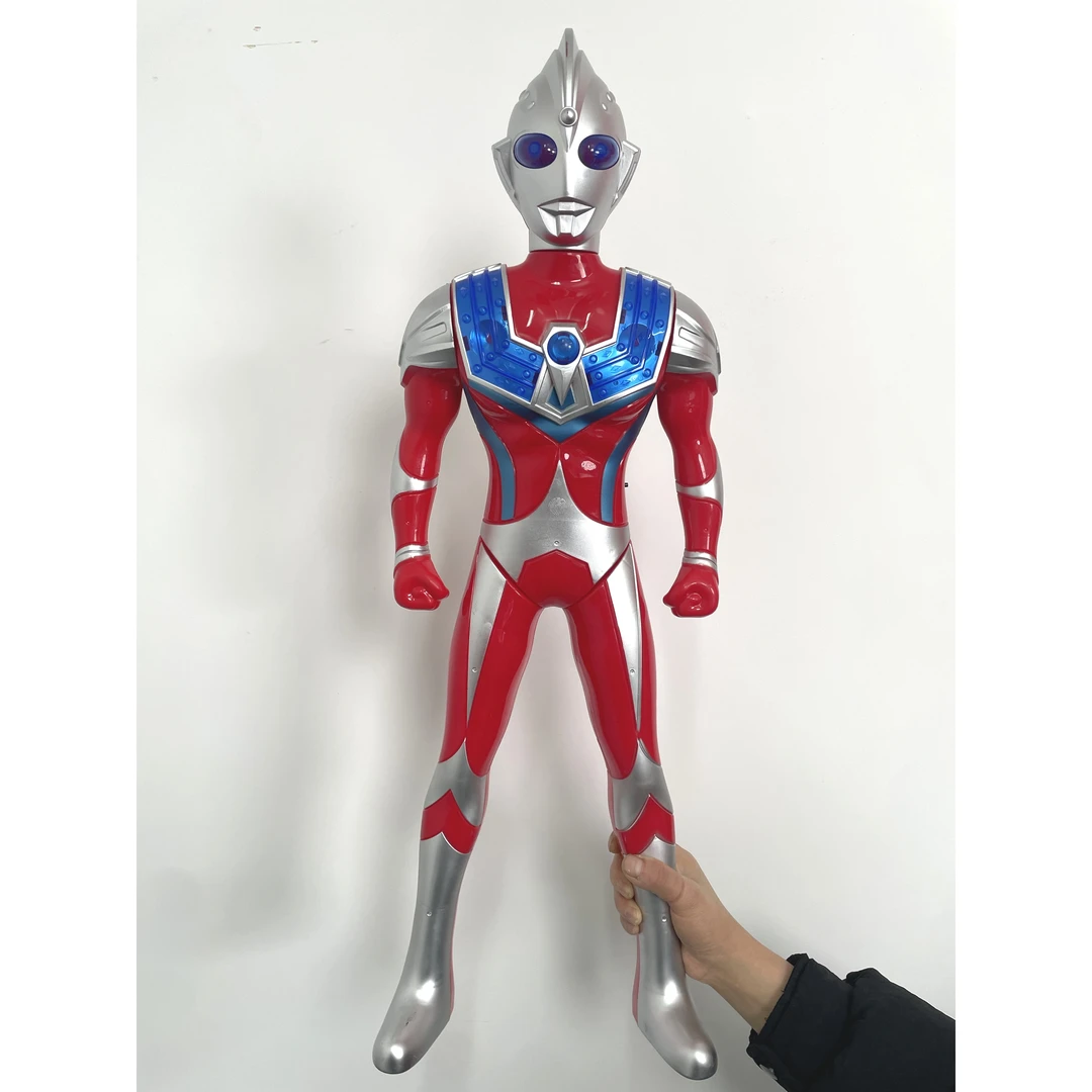 （福）50公分高大号迪迦奥特曼超人玩具带声光音乐电商盒发货