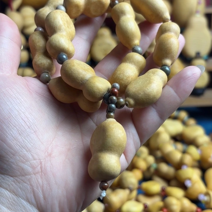 珊***～木天然葫芦花叶扁双圈