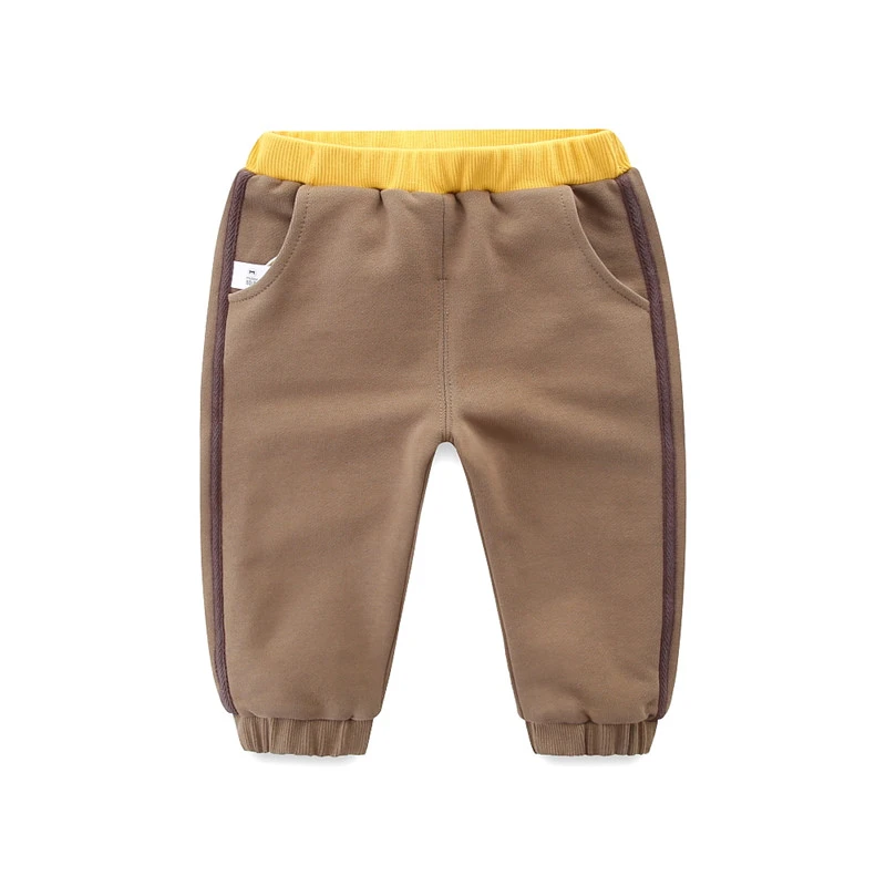 米乐熊【双层】撞色收口运动裤6823