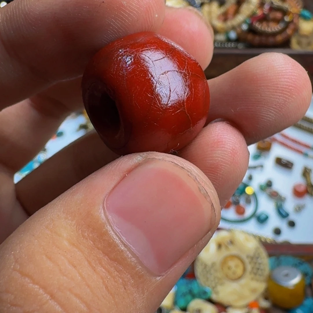 琉璃颈饰藏传琉璃小元素