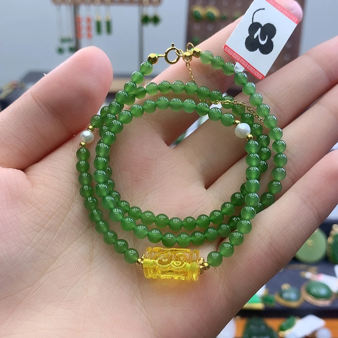 和田玉（碧玉）未镶嵌颈饰