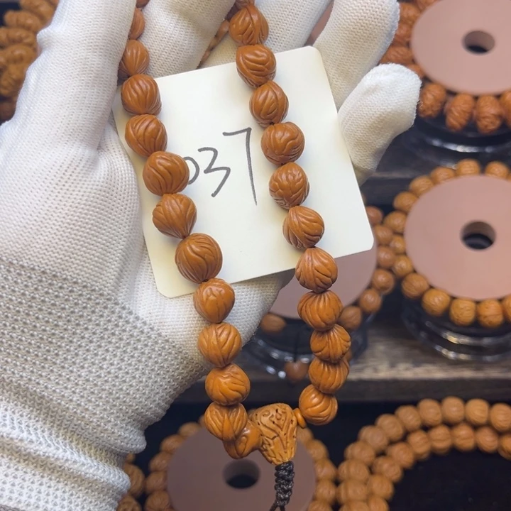 桃核吊坠口**哗龙纹桃核