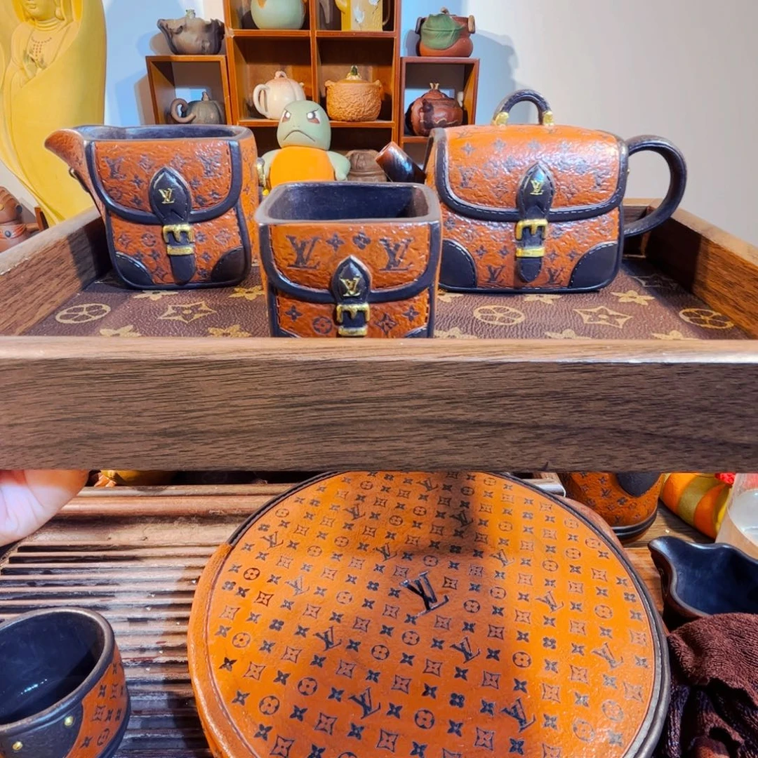 莎***莫紫砂茶叶盒纯手工制作过程就是