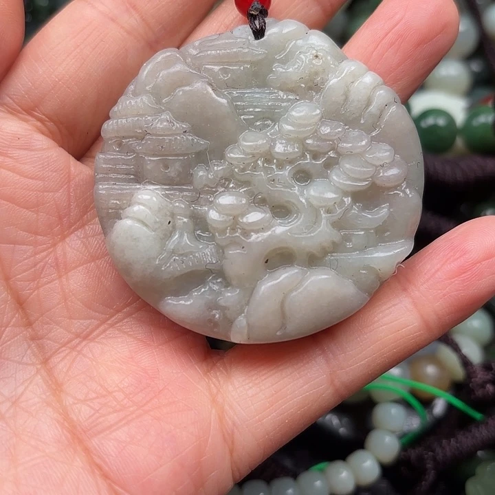 和田玉颈饰未镶嵌