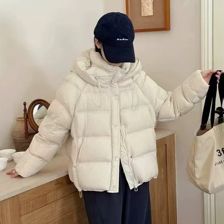 2025云朵泡芙羽绒服韩防风加厚保暖外套百搭时尚