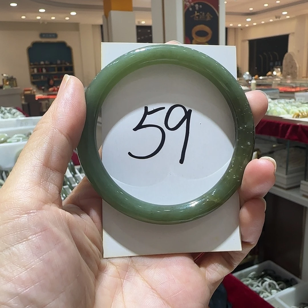 和田玉未镶嵌手镯655