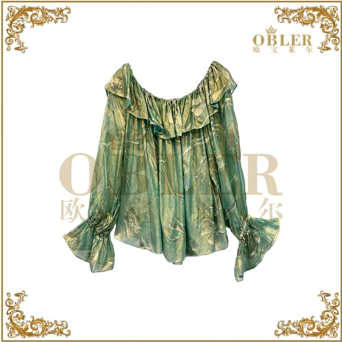 OBLE2025新款气质女装上衣301-230457