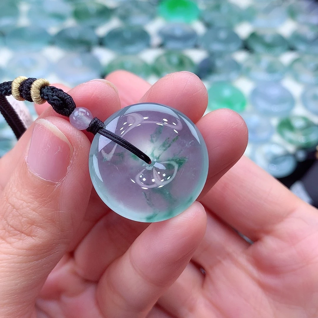 颈饰未镶嵌翡翠编号105-尺寸24/5.7