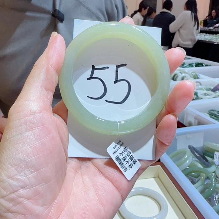 和田玉未镶嵌手镯861